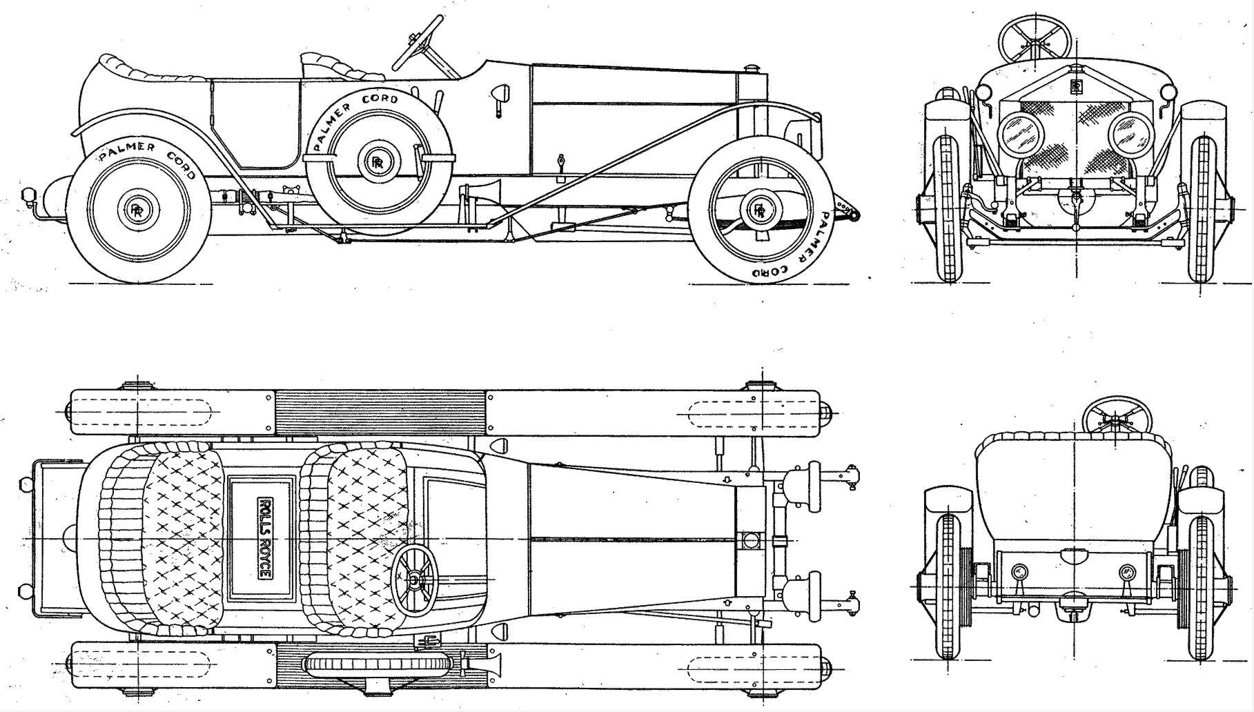 Blue Prints in orthographic view for proportional blocking