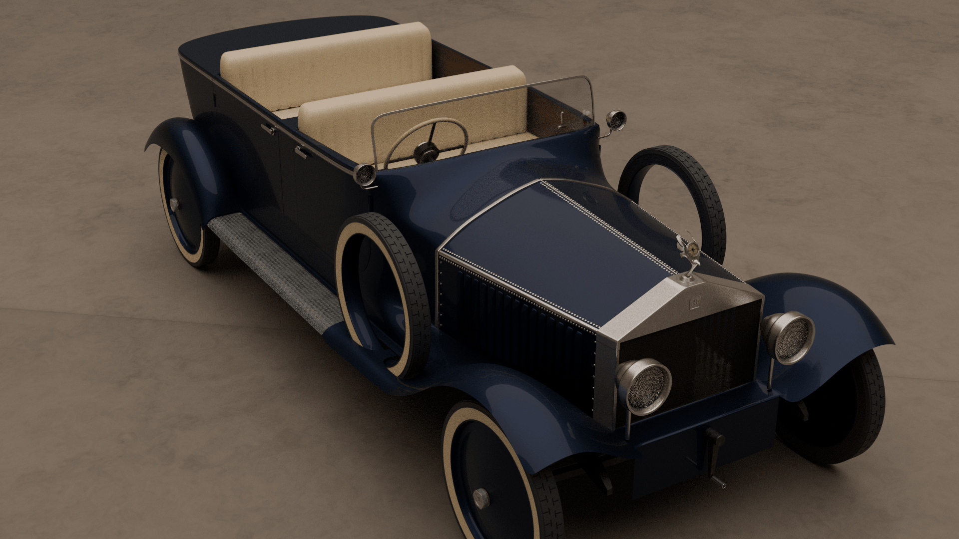 The finished model preview